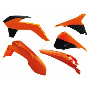 Sada plastů RaceTech Plastic Kit KTM EXC / EXCF 14-16 Orange OEM 14