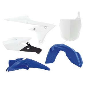 Sada plastů RaceTech Plastic Kit Yamaha YZ250F 14-18 / YZ450F 14-17 Blue White OEM