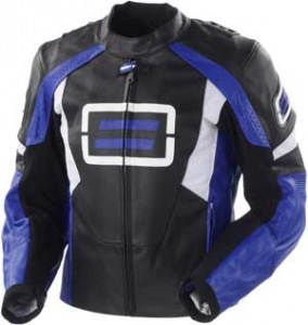 Moto bunda Shift SuperStreet Leather Jacket Blue
