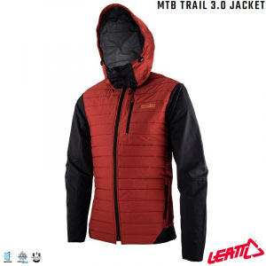 Zateplená bunda na kolo Leatt MTB 3.0 Trail Jacket Lava 2023
