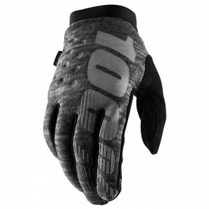 Zateplené rukavice 100% Brisker Glove Heather Grey