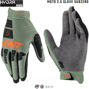 Zateplené rukavice Leatt Moto 2.5 SubZero Glove Cactus 2023