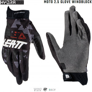 Zateplené rukavice Leatt Moto 2.5 WindBlock Glove Black 2024