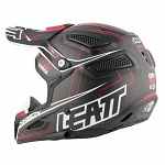 MX helma Leatt GPX 6.5 Carbon Red Grey White
