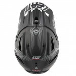 Downhill helma Leatt DBX 6.0 Carbon Helmet Carbon White Red