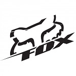 Nálepka FOX Racing Blitz Die Cut 6,5&quot; Sticker Black