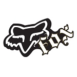 Nálepka FOX Racing Switch Sticker 4&quot; Black