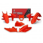 Sada plastů s maskou RaceTech Plastic Kit KTM EXC / EXCF 17-19  Orange