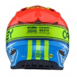 MX helma TroyLeeDesigns SE4 Composite Team Edition 2 Orange Blue 2020