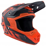 MX helma ANSWER AR-1 Edge Helmet Charcoal Flo Orange 2019