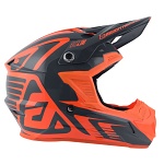 MX helma ANSWER AR-1 Edge Helmet Charcoal Flo Orange 2019