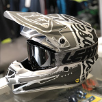 MX helma TroyLeeDesigns SE4 Polyacrylite Factory Silver 2019