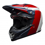 MX helma BELL Moto-9 Carbon FLEX Division White Red Blue 2020