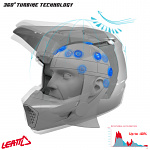 MX helma Leatt GPX 5.5 Composite V19.2 White Black 2019