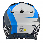 MX helma TroyLeeDesigns SE4 Polyacrylite Beta White Grey 2020