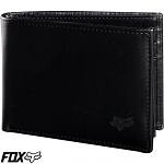 Pánská kožená peněženka FOX Bifold Leather Wallet Black 25429-001