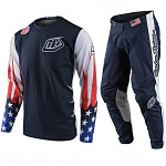 MX komplet TroyLeeDesigns GP Liberty Navy White Set 2020