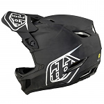Integrální helma TroyLeeDesigns D4 Carbon Helmet MIPS Stealth Black Silver 2024
