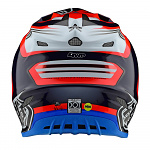 MX helma TroyLeeDesigns SE4 Carbon Flash Team Blue Red 2020 + brýle zdarma