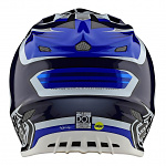 MX helma TroyLeeDesigns SE4 Carbon Flash Blue White 2020 + brýle zdarma