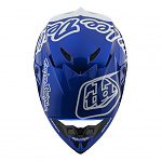MX helma TroyLeeDesigns GP Helmet Silhouette Navy White 2020