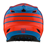 MX helma TroyLeeDesigns GP Helmet Silhouette Orange Cyan 2020