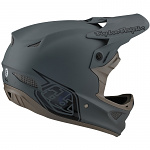 Downhill helma TroyLeeDesigns D3 Fiberlite Helmet Stealth Gray 2021