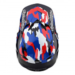MX helma TroyLeeDesigns GP Helmet Overload Camo Navy Red Limited Edition 2021