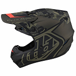 MX helma TroyLeeDesigns GP Helmet Overload Camo Army Green Gray 2022