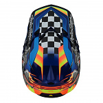 MX helma TroyLeeDesigns SE4 Polyacrylite Carb Blue 2022