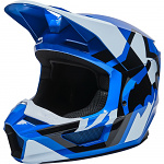 MX helma FOX V1 LUX Helmets MIPS Blue 2022