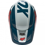 MX helma FOX V1 TRICE Helmets MIPS Grey Orange 2022