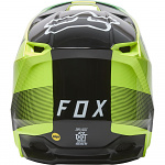 MX helma FOX V1 RIDL Helmets MIPS Flo Yellow 2022