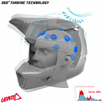 MX helma Leatt Helmet Kit Moto 8.5 V21.1 Black White 2021