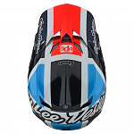 MX helma TroyLeeDesigns SE5 Carbon Helmet Quattro Team Navy 2022