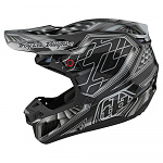 MX helma TroyLeeDesigns SE5 Carbon Helmet Low Rider Black 2022