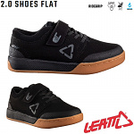 Dětské boty na kolo Leatt MTB 2.0 Flat Junior Shoe Black 2024