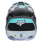 MX helma FOX V2 Dier Helmet Teal 2022