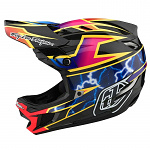 Downhill helma TroyLeeDesigns D4 Carbon Helmet MIPS Lighting Black 2022