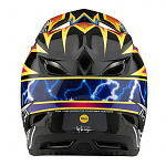 Downhill helma TroyLeeDesigns D4 Carbon Helmet MIPS Lighting Black 2022