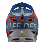 Downhill helma TroyLeeDesigns D4 Composite Helmet MIPS Qualifier Slate Red 2022