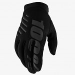 Zateplené rukavice 100% Brisker Glove Black Grey