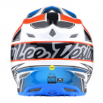 MX helma TroyLeeDesigns SE5 Composite Helmet Team Orange Blue 2022