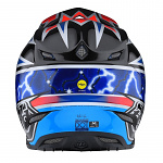 MX helma TroyLeeDesigns SE5 Composite Helmet Lightning Blue 2022