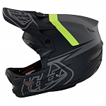 Downhill helma TroyLeeDesigns D3 Fiberlite Helmet Slant Gray 2023
