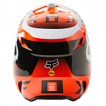 MX helma FOX V1 LEED Helmet Flo Orange 2023