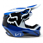 MX helma FOX V1 LEED Helmet Blue 2023