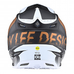 MX helma TroyLeeDesigns SE5 Carbon Helmet Qualifier White Bronze 2023