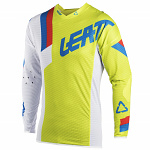 Pánský MX dres LEATT GPX 5.5 UltraWeld Jersey Lime White