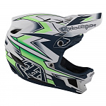 Downhill helma TroyLeeDesigns D4 Composite Helmet MIPS Volt White 2022